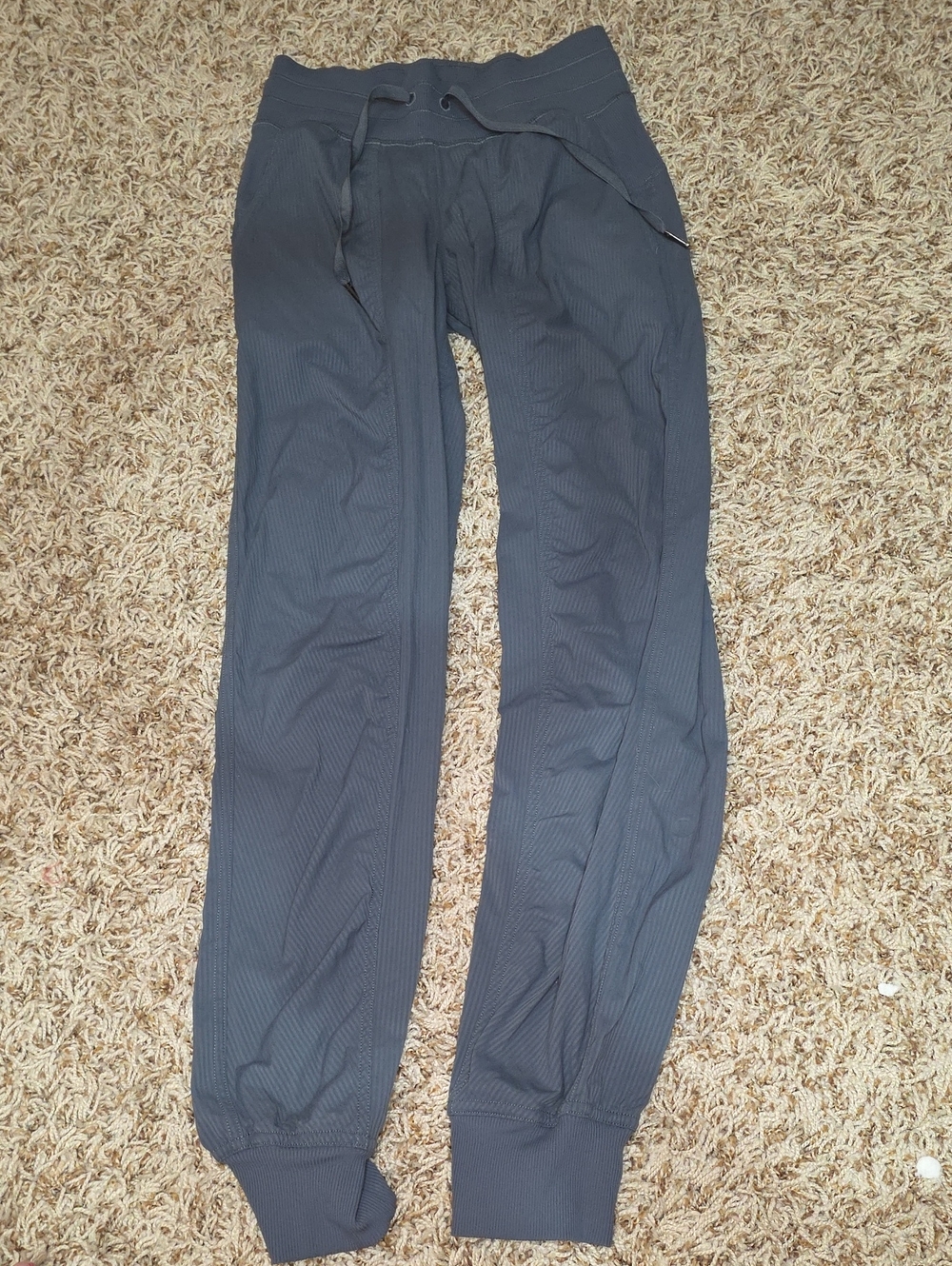 lululemon athletica Dark Gray Ribbed Women's Track Joggers